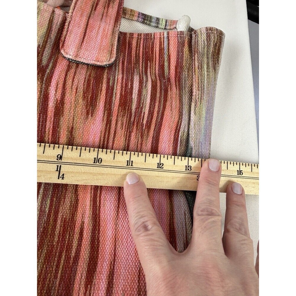 Vince Blue and Pink Tote Bag - Picture 9 of 11